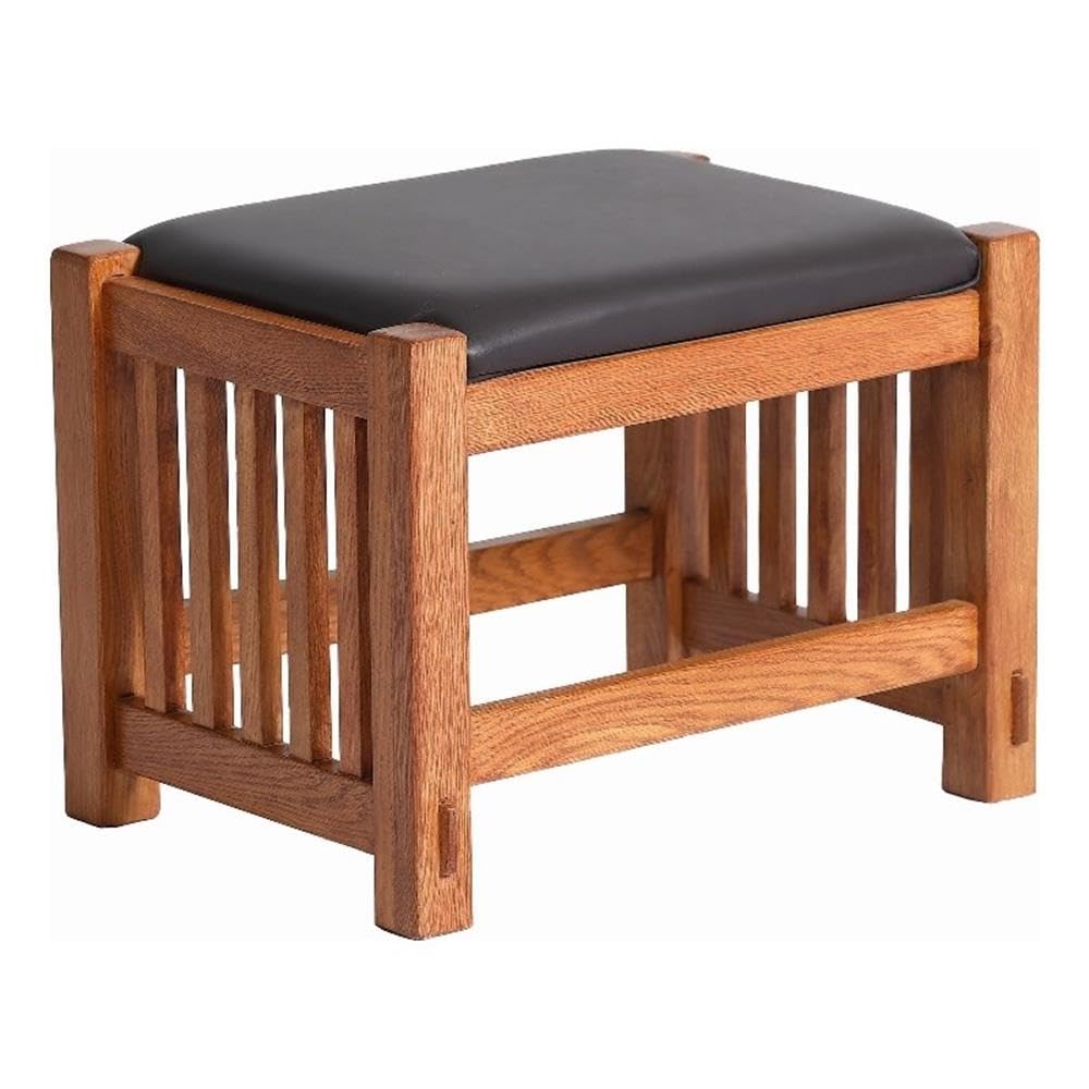 Outdoor Furniture Wood - Reposapiés Mission Oak con patas de