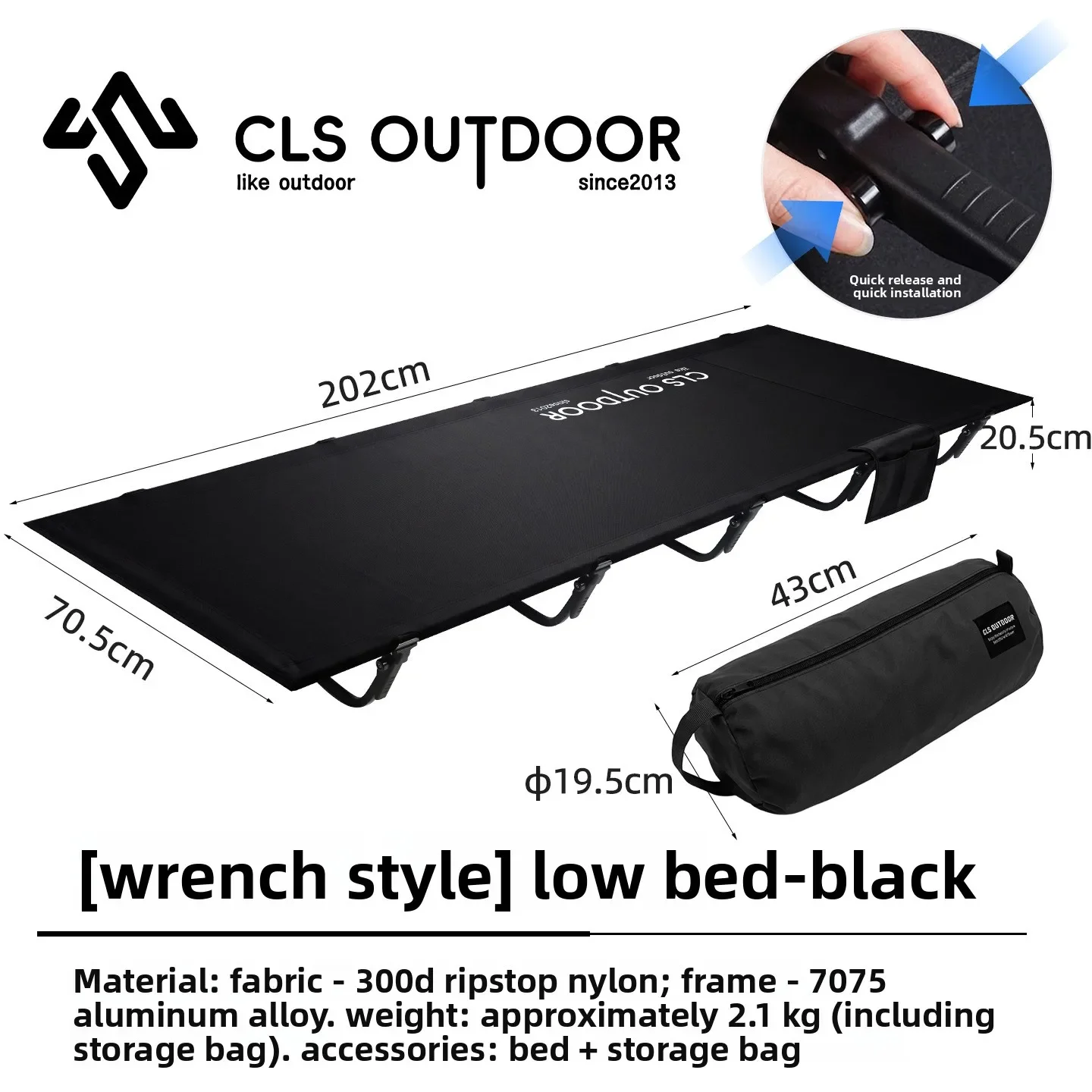 Outdoor Daybed Furniture - Cama Plegable Portátil para Acampar al
