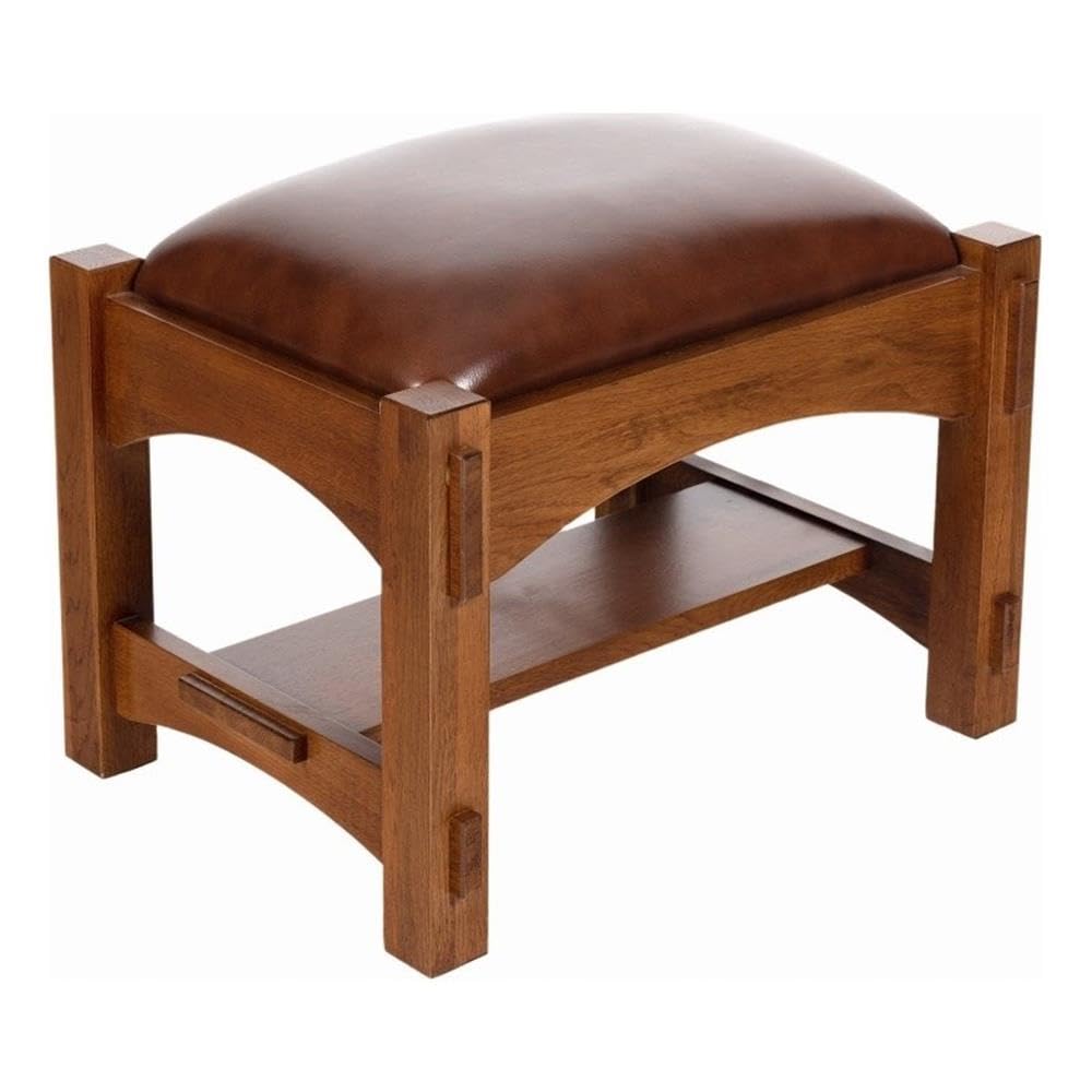 Outdoor Furniture Wood - Taburete de Madera Maciza con Acabado