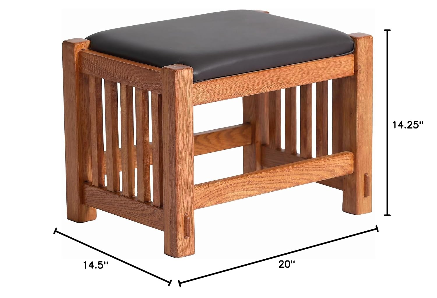 Reposapiés Mission Oak con pat - Outdoor Furniture Wood reseña y precio