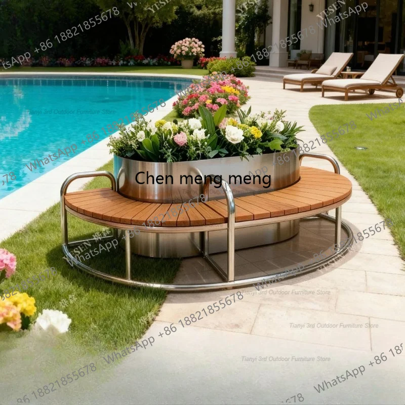Jardinera de Acero Inoxidable  - Outdoor Furniture Metal Chairs reseña y precio