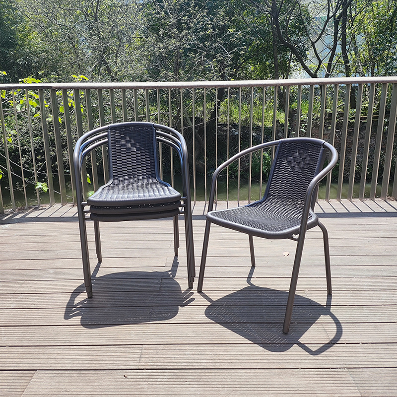 Silla de Plástico Impermeable  - Outdoor Furniture Metal Chairs reseña y precio