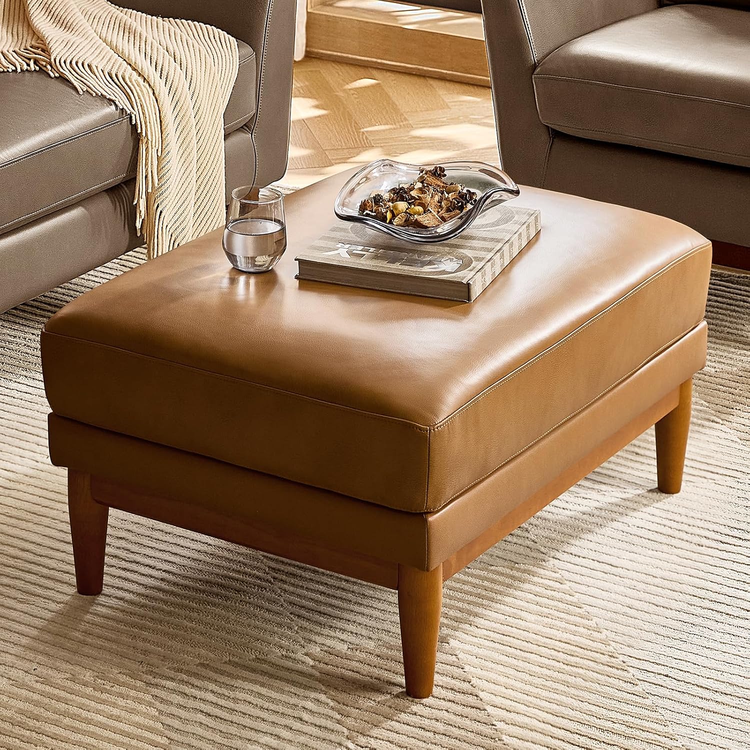 Mesa de Centro Otomana de Cuer - Outdoor Furniture Wood reseña y precio